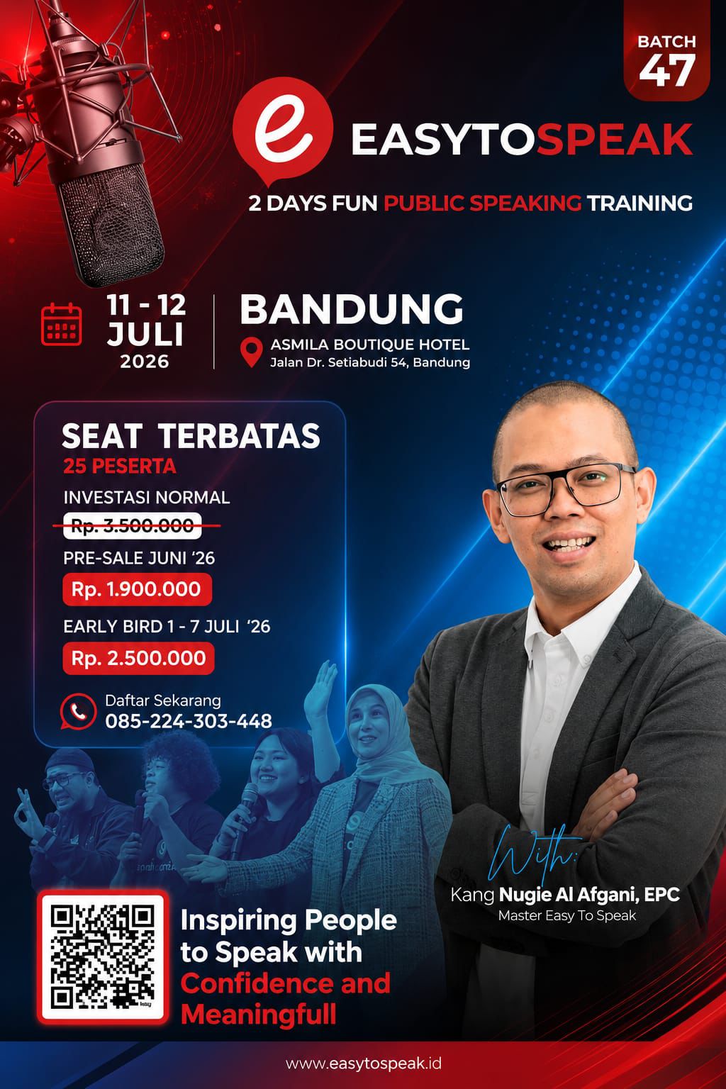 Easy Public Speaking Workshop - Bandung
